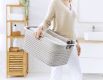 ROTHO Koš na čisté prádlo COUNTRY 40 l, cappuccino