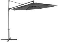 ROJA slunečník boční, 3m, šedý