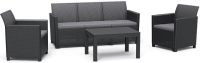 Sedací souprava CLAIRE, 5 míst, grafit