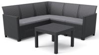 CLAIRE 5 SEAT CORNER set, grafit