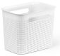 Úložný box BRISEN, 7 L, plast, bílý
