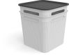 BRISEN Úložný box 18 L, 29 x 29 x 28 cm, plast, bílý