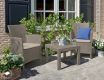 Zahradní polyratanový set ROSARIO BALCONY, cappuccino