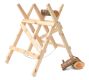 Dřevěná koza na řezání dřeva, 67 x 80 cm