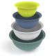Sada misek se sítkem CARUBA, mix zelená