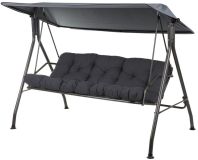 SEVILLA zahradní houpačka kovová, antracit