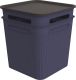 BRISEN Set boxů s víkem, 18 l, 2 ks, modré