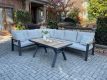 ROTTERDAM terasová rohová sedací souprava, hliník