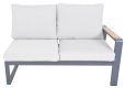 ROTTERDAM terasová rohová sedací souprava, hliník