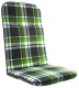 SCALA Polstr na vysokou židli, kostka, zelená