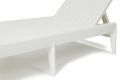 NUMANA plastové zahradní lehátko, bílá