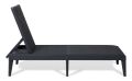 SIROLO plastové zahradní lehátko, grafit