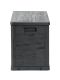 WOODYS zahradní plastový úložný box 280 L, grafit