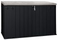 STORA Zahradní plastová skříň 3XL, grafit