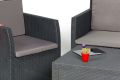 DIANA 2 SEATER zahradní plastový set - grafit