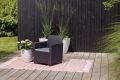 MARIE set 2 kusů zahradních křesel, grafit