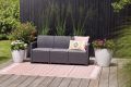 MARIE zahradní sofa pro 3 osoby, grafit