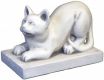 Zahradní socha - Kočka, dekorace, betonová, 17 cm